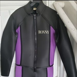 RONNY wet suit /sleeveless zip up w/ jacket